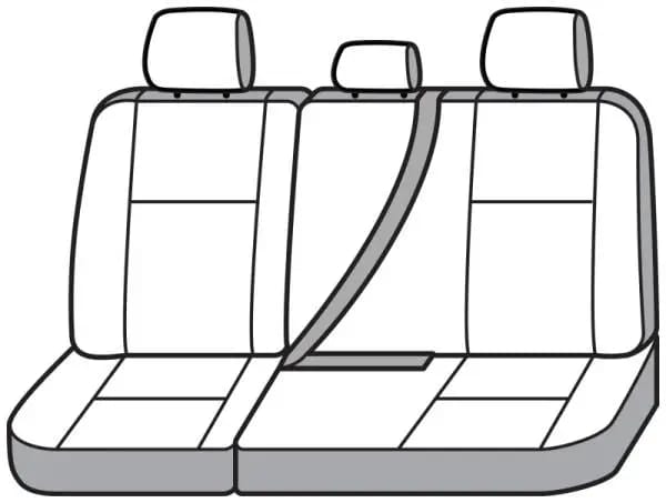 Covercraft 21-24 Ford F150/ Endura PrecisionFit Custom Second Row Seat Covers - Silver/Silver thumbnail 3