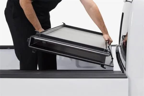 Access LOMAX Pro Series Tri-Fold Cover 15-19 Chevy Colorado 5ft Bed - Blk Diamond Mist thumbnail 8