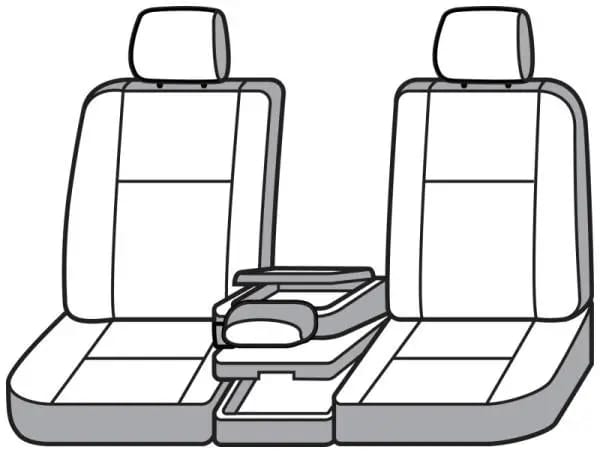 Covercraft 23-24 Ford SuperDuty Endura PrecisionFit Custom Front Row Seat Covers - Tan/Black thumbnail 3