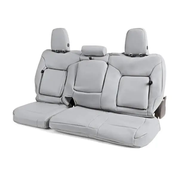 Covercraft 24-25 Ford F250-F550 King Ranch Leatherette PrecisionFit Front Seat Covers - Light Grey thumbnail 5