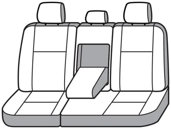 Covercraft 11-16 Ford F250 Carhartt Super Dux PrecisionFit Custom Second Row Seat Covers - Black thumbnail 9