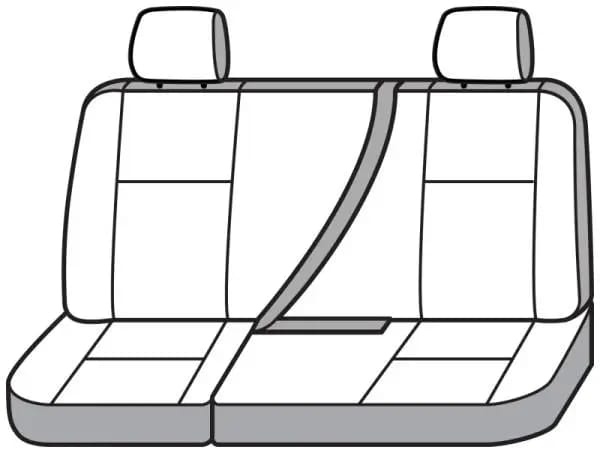 Covercraft 11-16 Ford F250 Carhartt PrecisionFit Custom Second Row Seat Covers - Gravel thumbnail 7