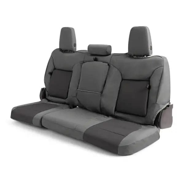 Covercraft 12-16 Ford F250-F350-F450-F550 Endura PrecisionFitFront Row Seat Covers - Silver/Charcoal thumbnail 4