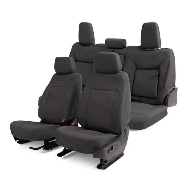 Covercraft 15-24 Ford Transit Endura PrecisionFit Custom Front Row Seat Covers - Charcoal/Charcoal thumbnail 5