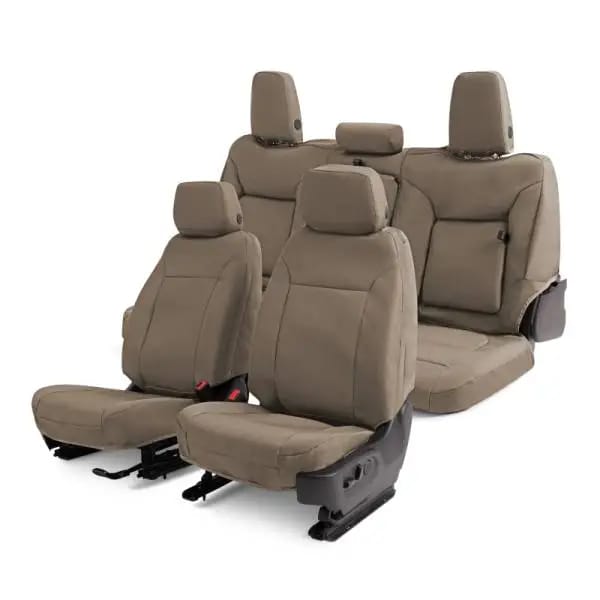 Covercraft 15-24 Ford Transit Endura PrecisionFit Custom Front Row Seat Covers - Tan/Tan thumbnail 6