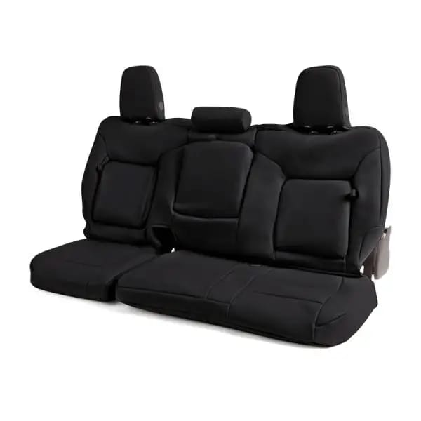 Covercraft 15-24 Ford Transit Leatherette PrecisionFit Custom Front Row Seat Covers - Black thumbnail 5