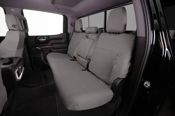 Covercraft 1997-01 Ford F150 Polycotton SeatSaver Custom Front Row Seat Covers - Misty Grey thumbnail 6