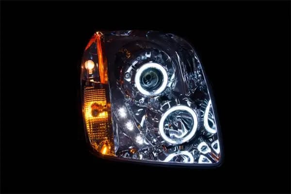 ANZO 2007-2014 GMC Yukon Projector Headlights w/ Halo Chrome (CCFL) thumbnail 8
