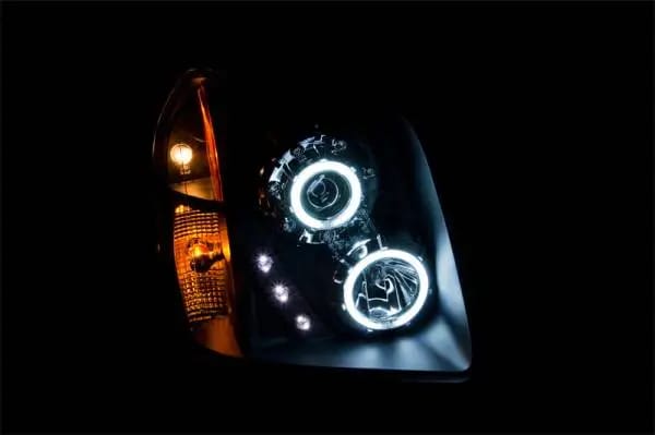 ANZO 2007-2014 GMC Yukon Projector Headlights w/ Halo Black (CCFL) thumbnail 3