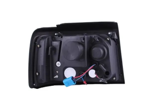 ANZO 1992-1996 Ford F-150 Projector Headlights w/ Halo Black w/ Side Markers and Parking Lights thumbnail 4