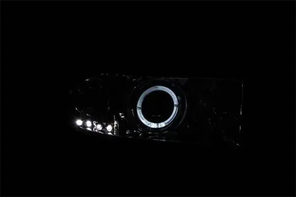 ANZO 1994-2001 Dodge Ram Projector Headlights w/ Halo Chrome thumbnail 5