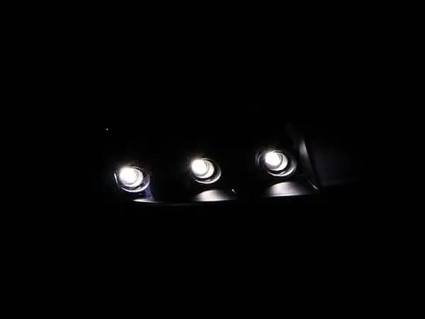 ANZO 1994-2001 Dodge Ram Crystal Headlights Black w/ LED thumbnail 3
