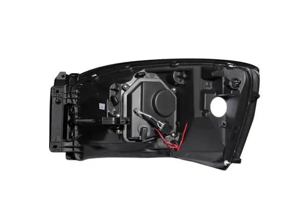 ANZO 2006-2008 Dodge Ram 1500 Projector Headlights w/ Halo Black thumbnail 4