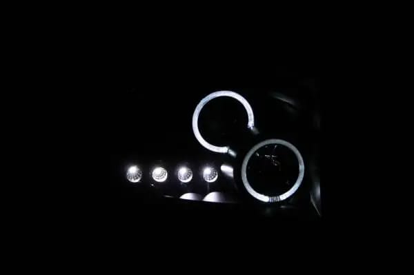 ANZO 2006-2008 Dodge Ram 1500 Projector Headlights w/ Halo Black thumbnail 5