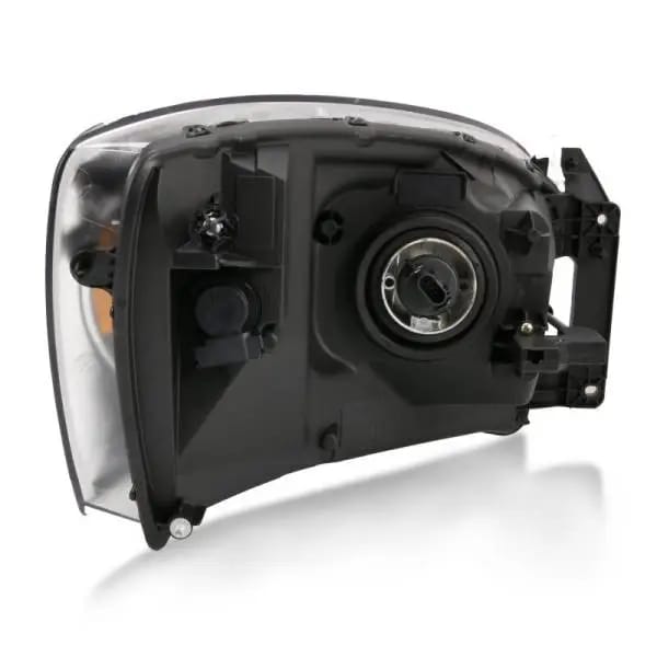 ANZO 2006-2009 Dodge Ram 1500 Crystal Headlight  Black Amber thumbnail 2