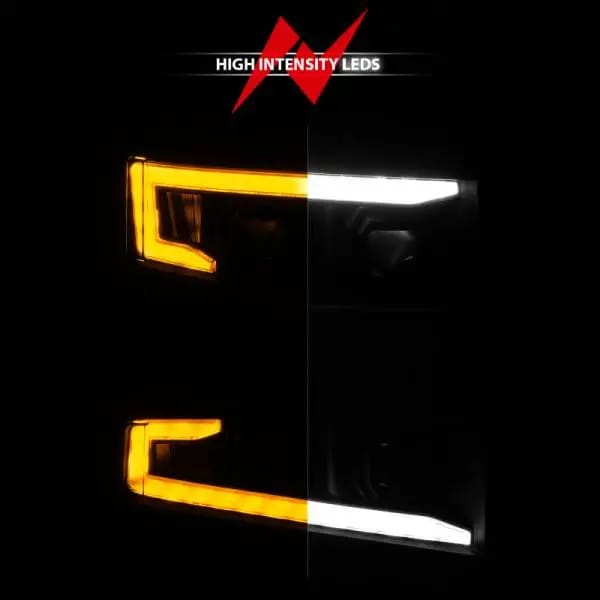 ANZO 19-22 Chevrolet Silverado 1500 LED Proj HL w/Lgt Bar SwBk Seq. Blk w/In. Light - Passenger Side thumbnail 14