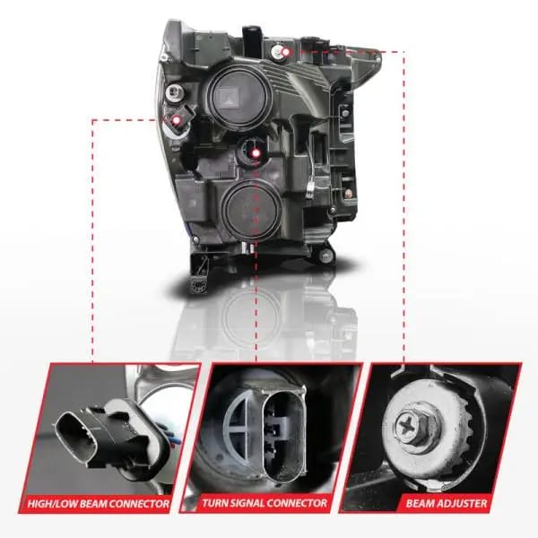 ANZO 21-23 Ford F150 LED Projector Headlight w/Switchback+Sequential - Black (Driver Side Only) thumbnail 5