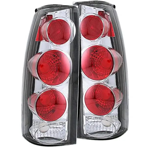 ANZO 1999-2000 Cadillac Escalade Taillights Chrome 3D Style thumbnail 2