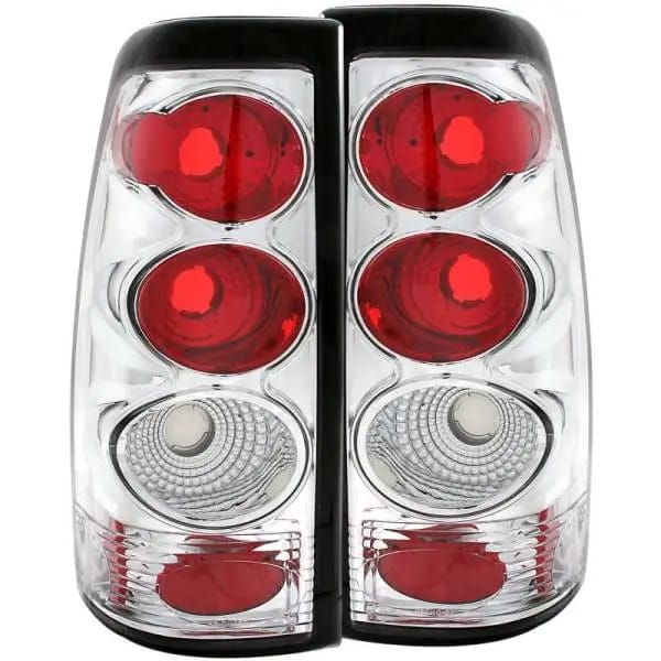 ANZO 1999-2002 Chevrolet Silverado 1500 Taillights Chrome thumbnail 2