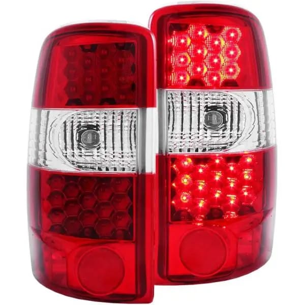 ANZO 2000-2006 Chevrolet Suburban LED Taillights Red/Clear thumbnail 3