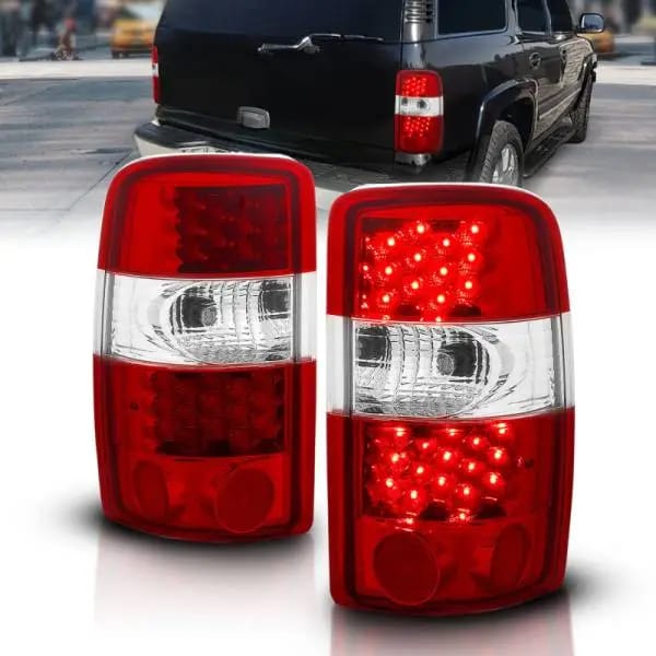 ANZO 2000-2006 Chevrolet Suburban LED Taillights Red/Clear thumbnail 6