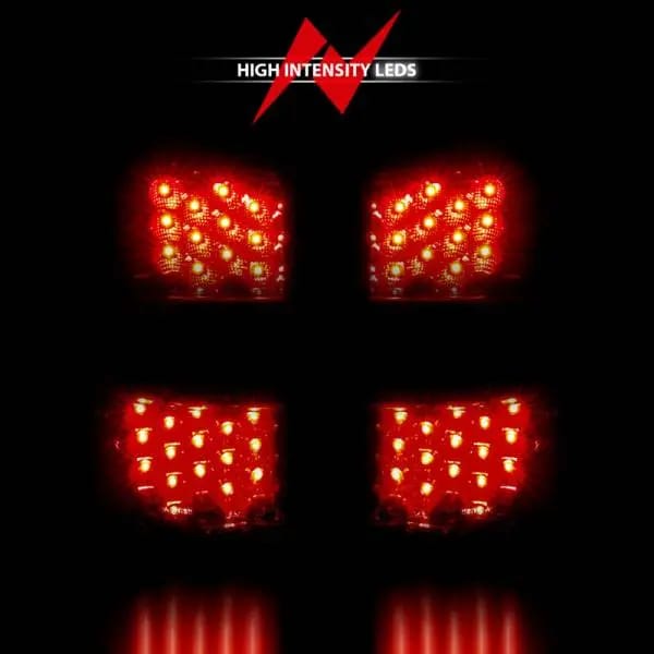 ANZO 2000-2006 Chevrolet Suburban LED Taillights Red/Clear thumbnail 7