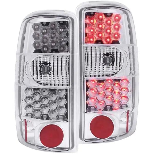 ANZO 2000-2006 Chevrolet Suburban LED Taillights Chrome thumbnail 2