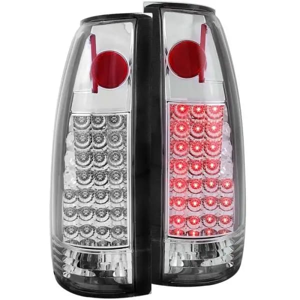 ANZO 1999-2000 Cadillac Escalade LED Taillights Chrome thumbnail 2