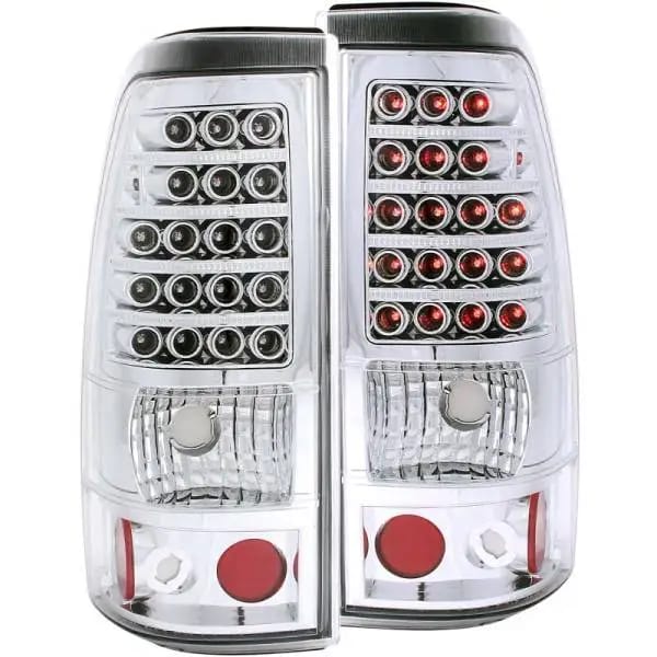 ANZO 2003-2006 Chevrolet Silverado 1500 LED Taillights Chrome thumbnail 2