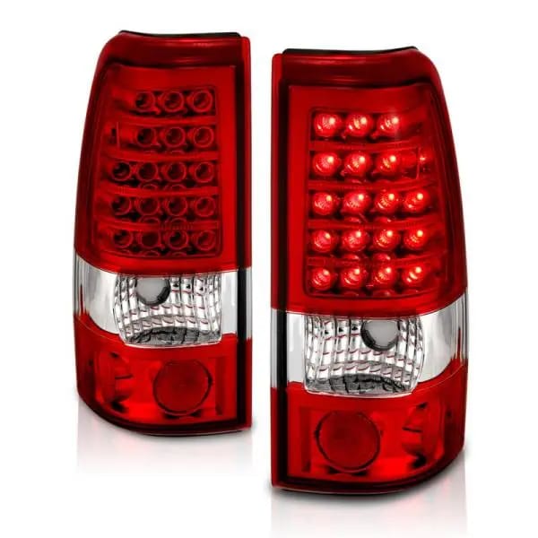 ANZO 1999-2007 Chevrolet Silverado 1500 LED Taillights Red/Clear thumbnail 2