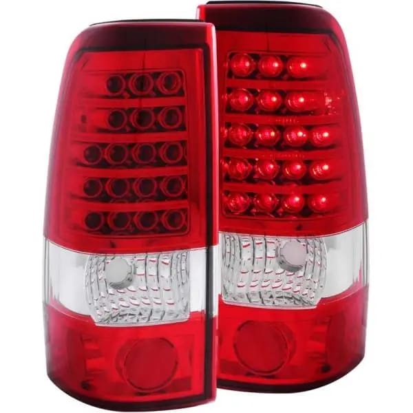 ANZO 1999-2007 Chevrolet Silverado 1500 LED Taillights Red/Clear thumbnail 3