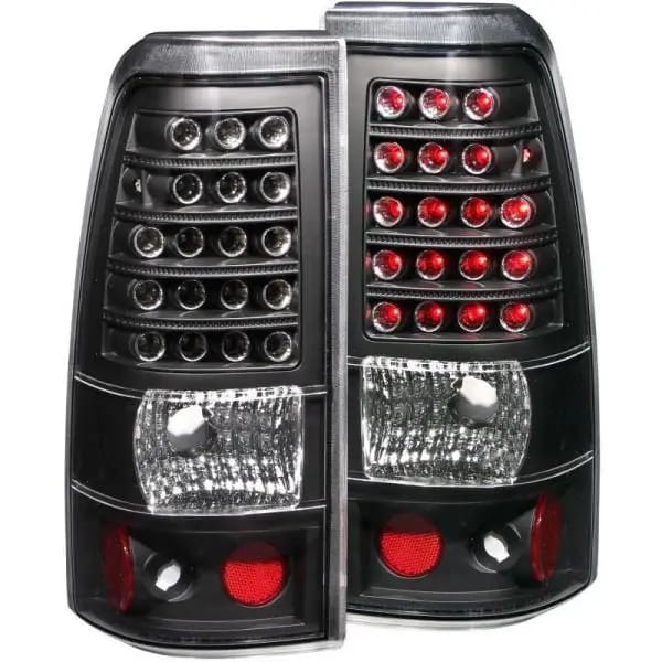 ANZO 1999-2007 Chevrolet Silverado 1500 LED Taillights Black thumbnail 2