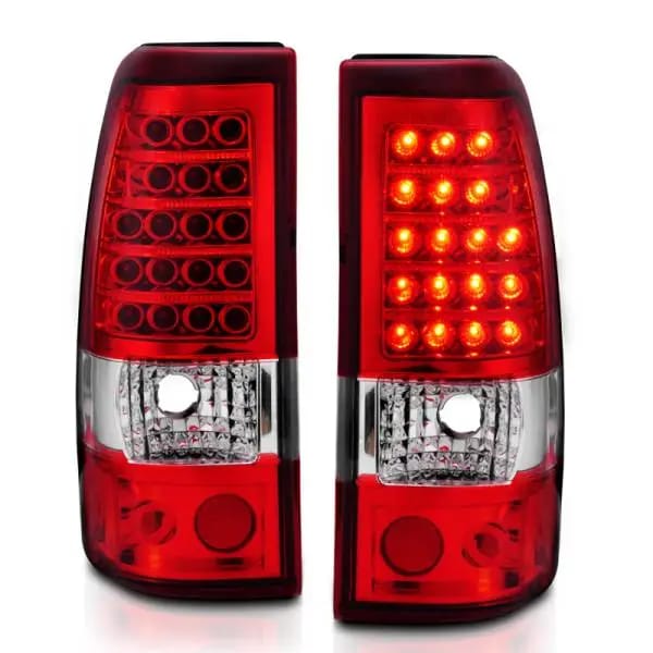 ANZO 2003-2006 Chevrolet Silverado 1500 LED Taillights Red/Clear thumbnail 2