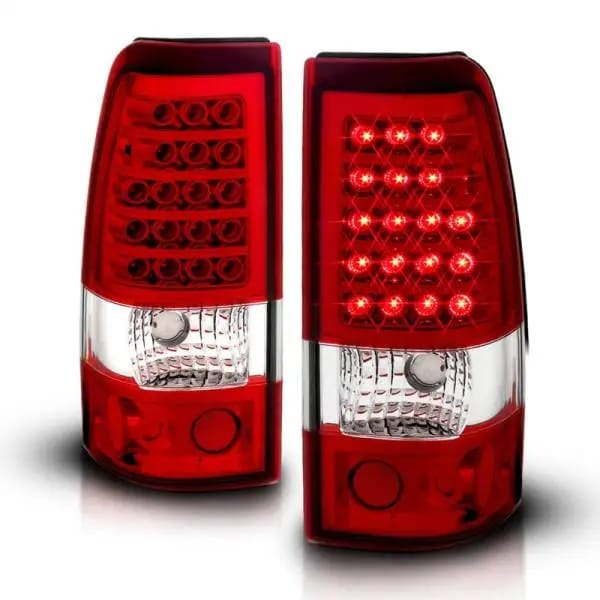 ANZO 2003-2006 Chevrolet Silverado 1500 LED Taillights Red/Clear thumbnail 9