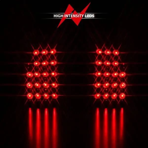 ANZO 2003-2006 Chevrolet Silverado 1500 LED Taillights Red/Clear thumbnail 11