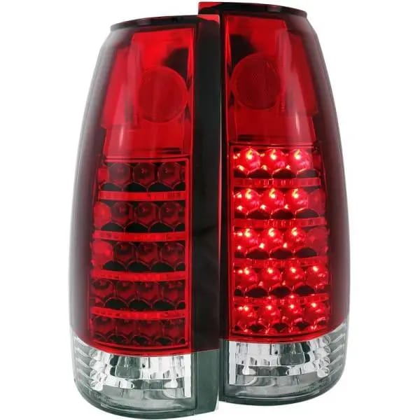 ANZO 1999-2000 Cadillac Escalade LED Taillights Red/Clear thumbnail 2
