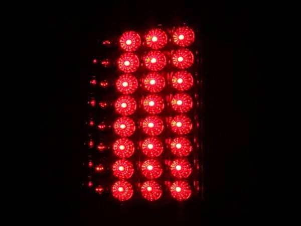 ANZO 2008-2015 Ford F-250 LED Taillights Red/Clear thumbnail 6