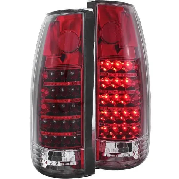 ANZO 1999-2000 Cadillac Escalade LED Taillights Red/Clear thumbnail 2