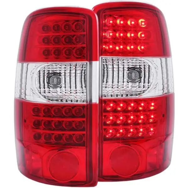 ANZO 2000-2006 Chevrolet Suburban LED Taillights Red/Clear G2 thumbnail 2