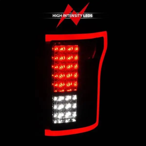 ANZO 2015-2016 Ford F-150 LED Taillights Red/Clear thumbnail 8