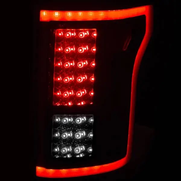 ANZO 2015-2016 Ford F-150 LED Taillights Red/Smoke thumbnail 3