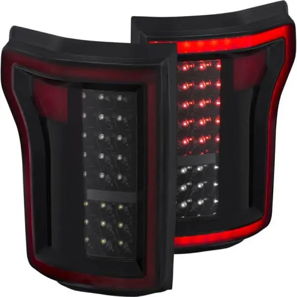 ANZO 2015-2016 Ford F-150 LED Taillights Black thumbnail 2