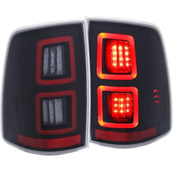 ANZO LED Black 13-17 Dodge Ram 1500/2500/3500 LED Taillights Black thumbnail 2