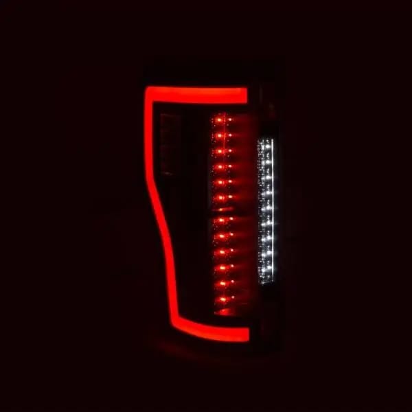 ANZO 2017+ Ford F-250 LED Taillights - Black/Clear thumbnail 12