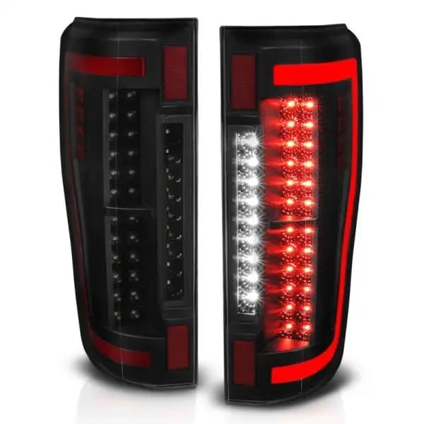 ANZO 2017+ Ford F-250 LED Taillights - Black/Smoke thumbnail 4