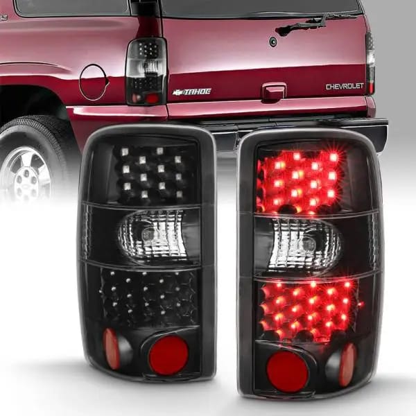 ANZO 2000-2006 Chevrolet Tahoe Led Taillights Black/Clear thumbnail 5