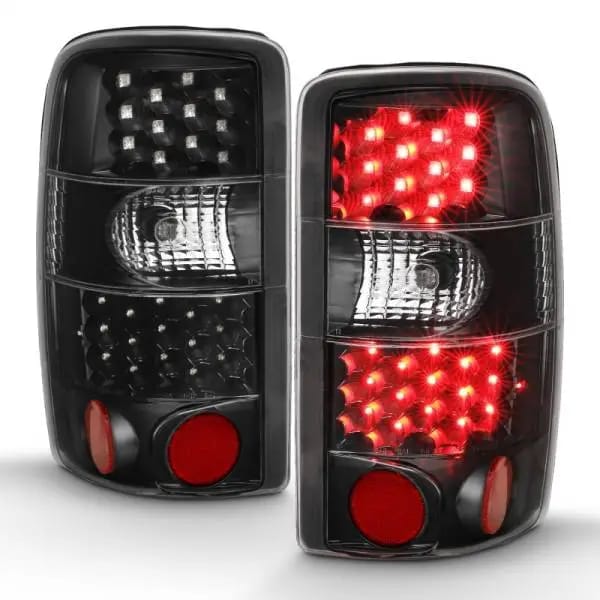 ANZO 2000-2006 Chevrolet Tahoe Led Taillights Black/Clear thumbnail 7