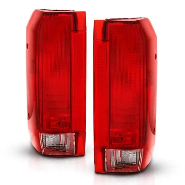ANZO 1992-1996 Ford Bronco Taillight Red/Clear Lens (OE Replacement) thumbnail 2
