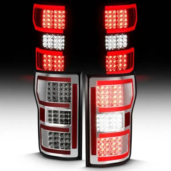 ANZO 2018-2019 Ford F-150 LED Taillight Chrome (Red Light Bar) (w/ Sequential) thumbnail 15