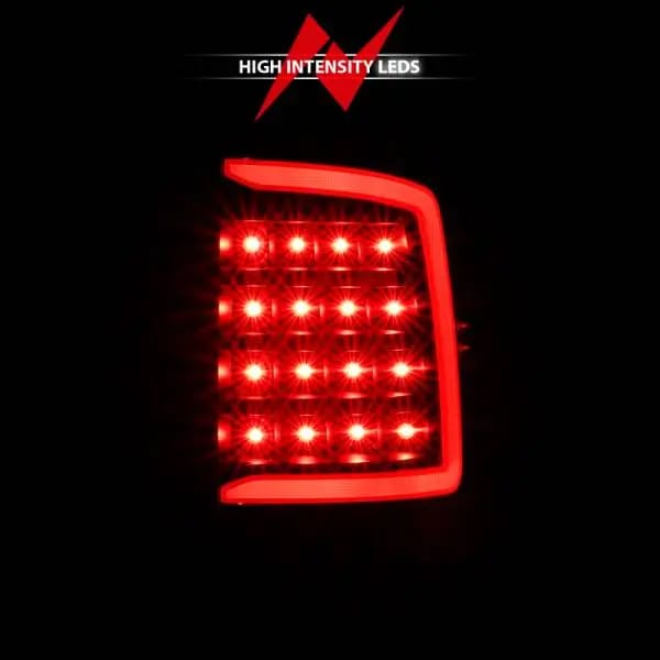 ANZO 2009-2018 Dodge Ram 1500 LED Taillight Plank Style Black w/Clear Lens thumbnail 5